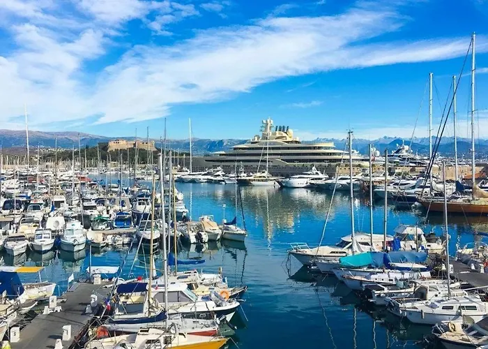 Plein Sud - Moderne Avec Mezzanine- Hyper Centre - Proche Port 아파트 앙티브